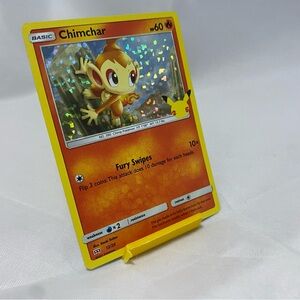 Chimchar 12/25 HOLO Pokemon Card 25th Anniversary McDonalds Promo 2021